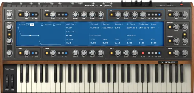 Screenshot of the Behringer Vintage plugin